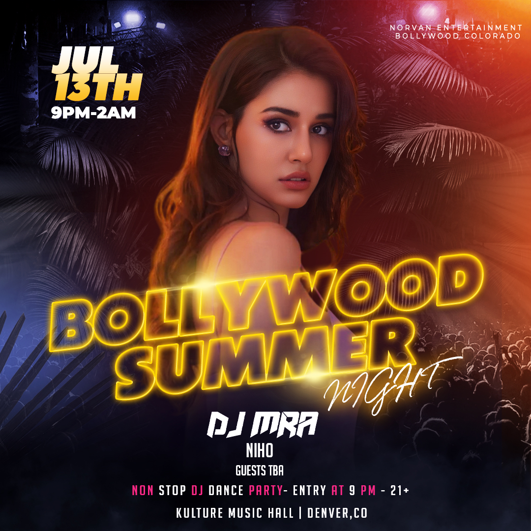 Bollywood Summer Night 2024 | Denver Colorado | DJ MRA